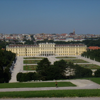 Wiew on Schoenbrunn, Wienna