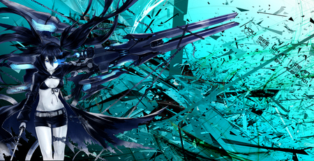 You see what I mean Wallpaper (Black Rock Shooter) - black, shooter, rock, you see what i mean, wallpaper