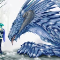 Hatsune Miku & a Dragon