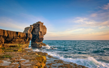 open sea - water, nature, beach, sea, sky