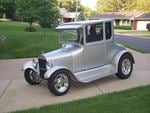 1926 ford coupe silver