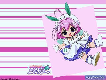 A Little Snow Fairy Sugar - chibi, fairy, anime, pink