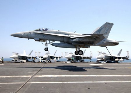 F/A-18C Hornet - aircraft, f18, hornet, military