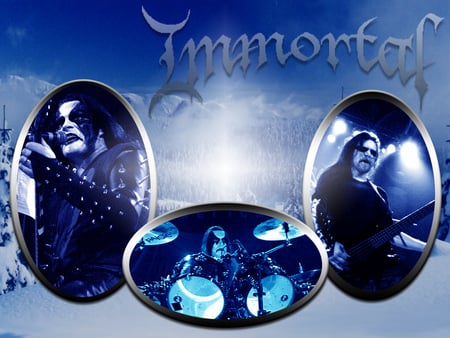 Immortal - metal, logo, immortal, black, band, music