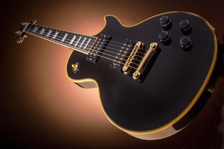 Les Paul Black - music, electric, entertainment, guitar