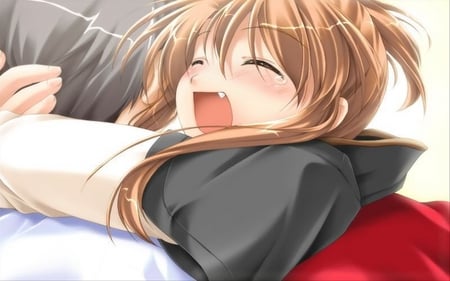 Little Hug ^^ - sweet, anime girls, cute, hugs