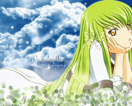 Code Geass C.C - code, anime, geass, cc, green, girl