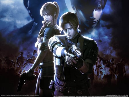 The Darkside Chronicles - resident evil, leon scott kennedy, game, gun, hd, shooting, action, adventure