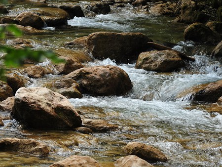 Rushing Water - water, nature, clear, cool, rocks