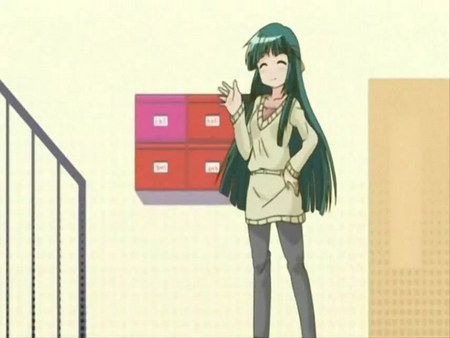 9 - anime, green, long hair, teacher