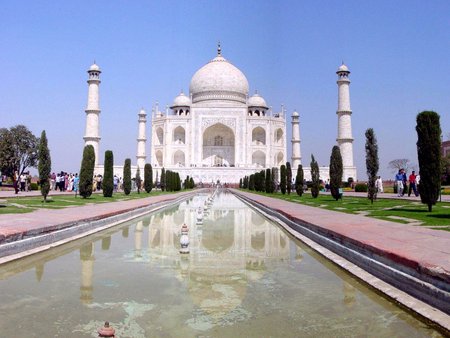 Taj Mahao - white, historical, love, monument