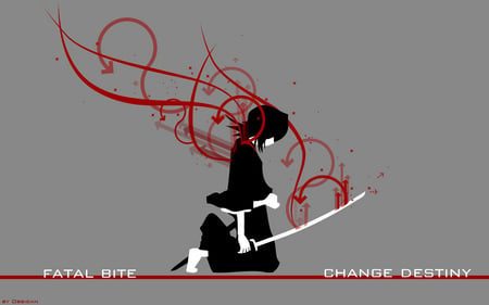 One Fatel Bite Changed Destiny - anime, kuchiki, bleach, ruckia, girl