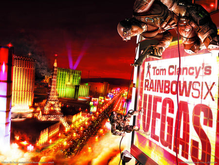 Tom Clancy-Rainbow Six- Vegas - hd, soldier, tom clancy, adventure, vidoe game, shooting