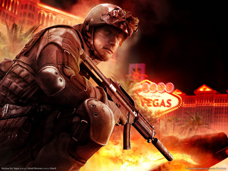 Tom Clancy-Rainbow Six- Vegas - hd, soldier, tom clancy, adventure, vidoe game, shooting