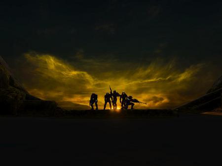 Halo Reach Sunset - 360, game, sunset, halo, video, reach, xbox