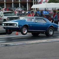 1968 Camaro wheels up