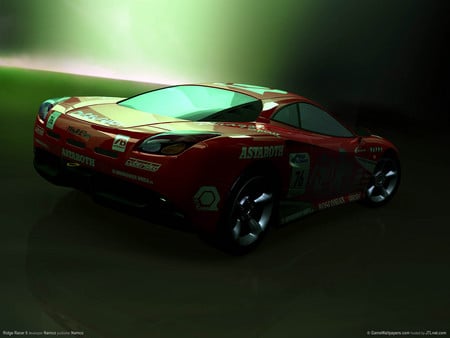 Shiny Red Car - fast, red car, sportcar, shiny, racing, hd, speed, game, ridge racer 6