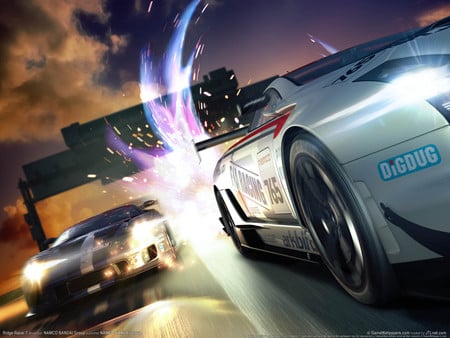 Ridge Racer 7 - race, fast, sport car, road, game, ridge racer 7, hd, car, racing, speed