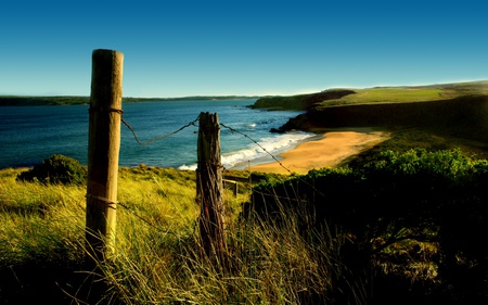 Ocean Breeze - sky, ocean, blue, breeze, coast, line