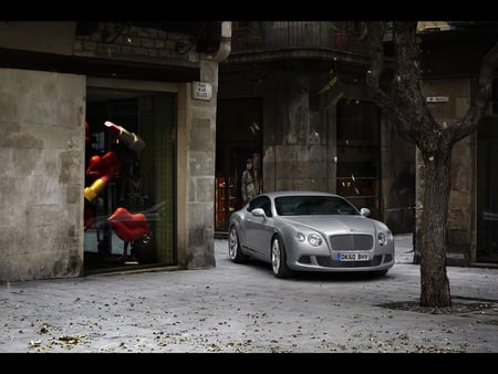 Bentley Continent GT - gt, gray, continent, 2011