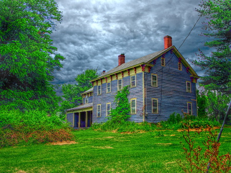 Abandoned house - house, strange, abandoned, darkness