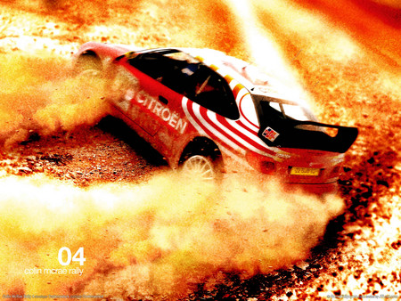 Slide...!!! - racing, hd, car, colin mcrae rally, game, sport car