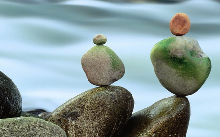 Stones - beach, stones, pebbles, river