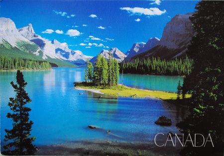 Jasper National Park Canada Eh - trees, blue, water, clear, sunny, crisp, mountains