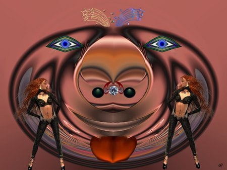 Such a Pig - eye candy, collage, 3d, fractal, abstract