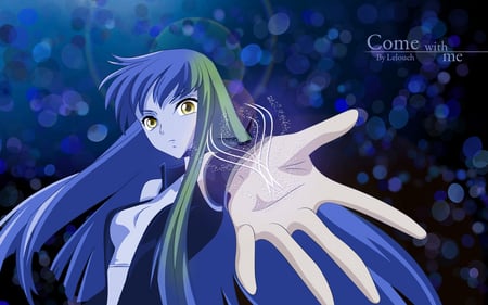 Come with me - code, girl, cc, anime, geass