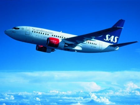 scandinavian air - aircraft, plane, commercial, wall