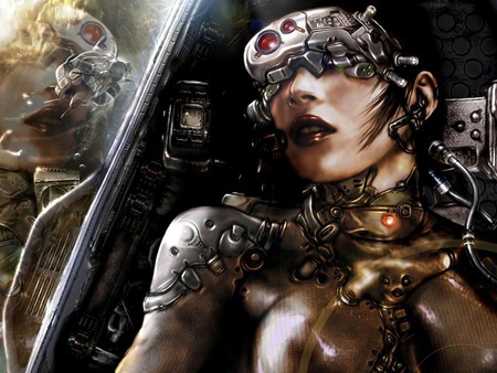 Cyborg - abstract, 3d, future, anime, fanstasy, fantasy, cg, manga