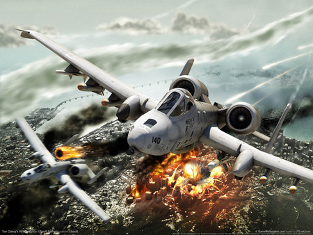 Tom Clancy's HAWX - fighter, aircraft, fire, hd, adventure, tom clancy, video game