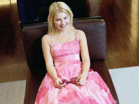 Elisha Cuthbert - blonde, elisha, elisha cuthbert, cuthbert, sunglasses, pink dress