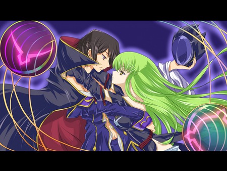 Lelouch and C.C forever - lelouch, zero, cc, anime, code geass