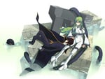 Lelouch and C.C relaxing