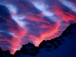 Lenticular Clouds at Sunset