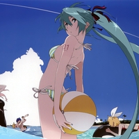 Vocaloid's Beach Day