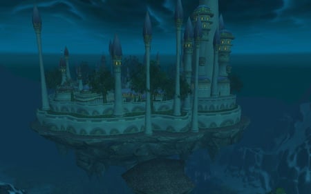 Dalaran - flying city, dalaran, northrend, crystalsong