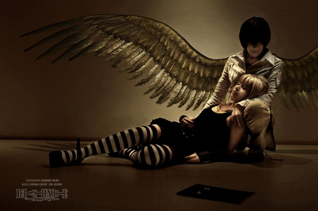 Death Note - models, abstract, girl, angel, artwork