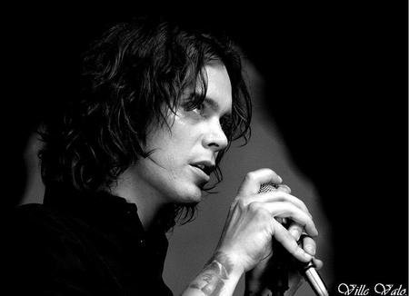 Ville Valo - goth, music, ville valo, him, photography, band, black and white