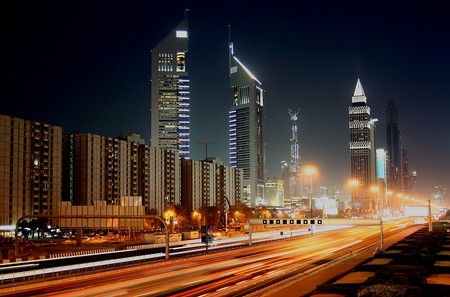 Dubai - sky scrapers, dubai, modern