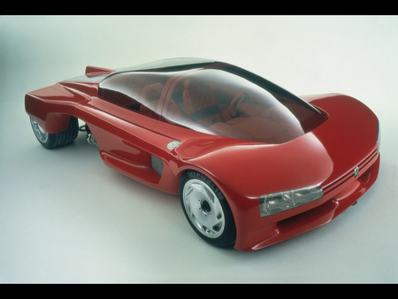 Peugeot Proxima Concept - 1986, proxima, concept, red