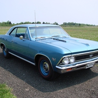 1966 chevy Chevelle blue