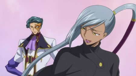 Jeremiah and Villeta - anime, jeremiah, code geass, villeta