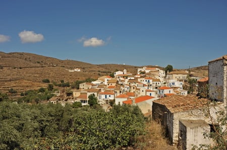 None - island, summer, village, cyclades