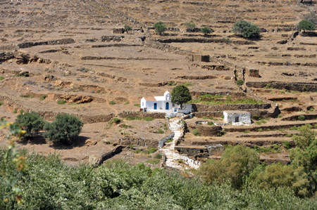 Church - white, hot, church, rocks