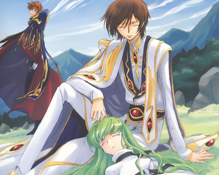 Code Geass - lelouch, cc, anime, suzaku, code geass