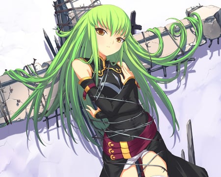 C.C - sexy, cc, anime girl, code geass, cute