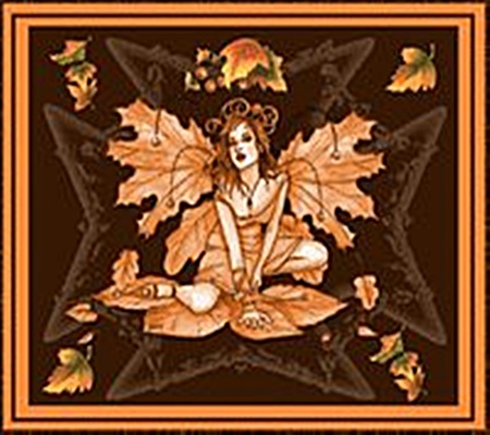 Fall Fairy~ - fall, autumn, mabon, leaves, fairy